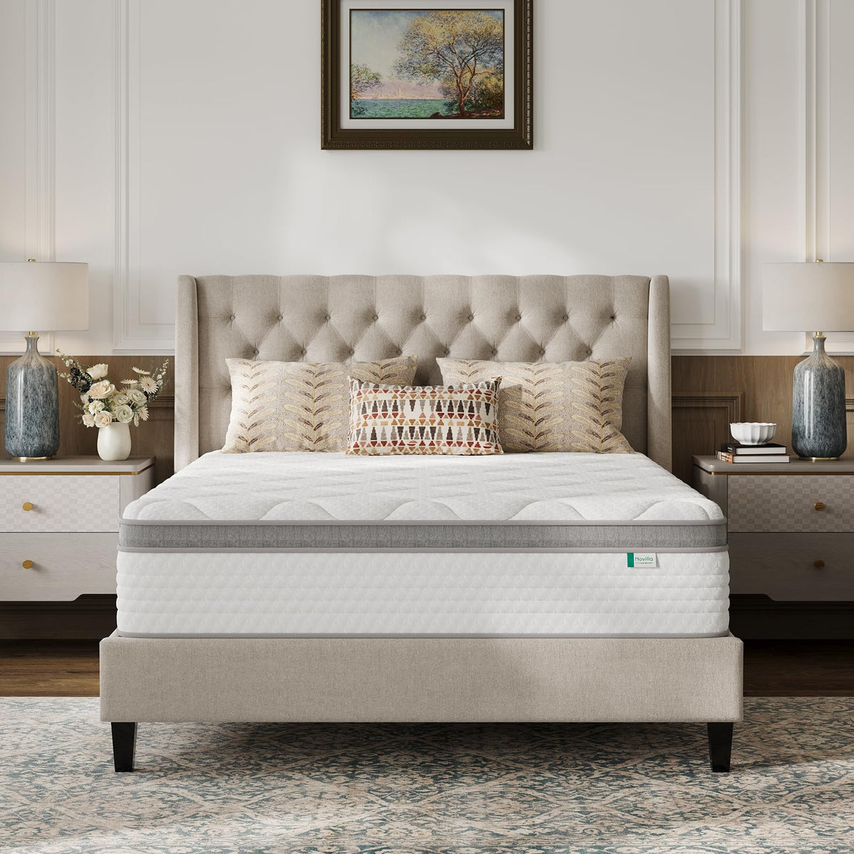 Full Size 12 Inch Hybrid Mattress in a Box U309177