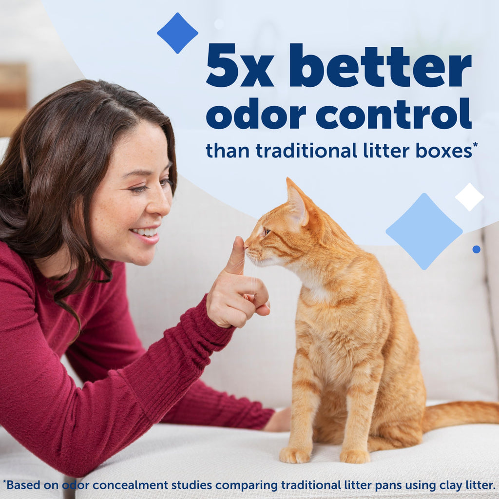 Disposable Crystal Cat Litter Tray, Fresh Scent, 3 Pack E800810