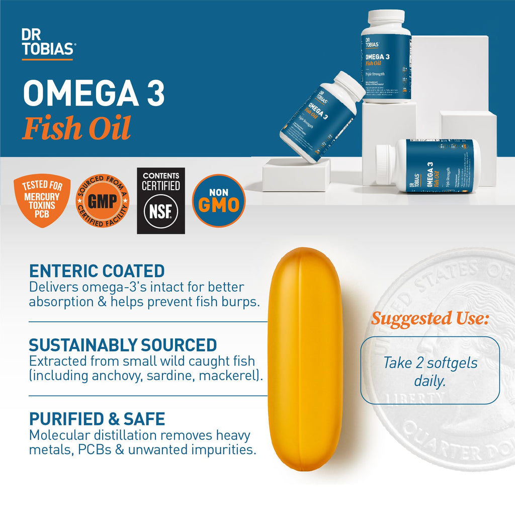 Omega 3 Fish Oil 2000mg 180 Softgels G3313