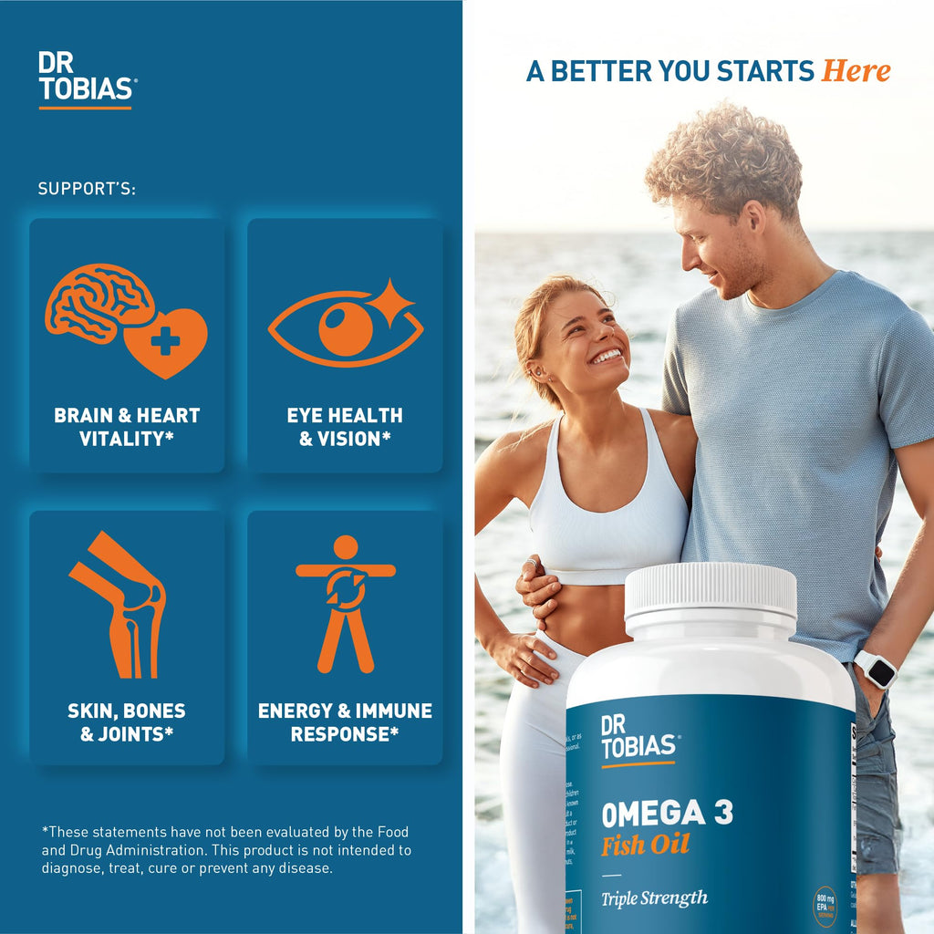 Omega 3 Fish Oil 2000mg 180 Softgels G3313