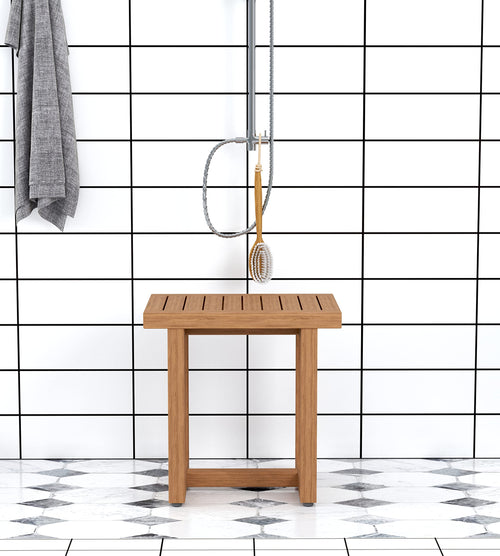 18" Teak Shower Bench C893853