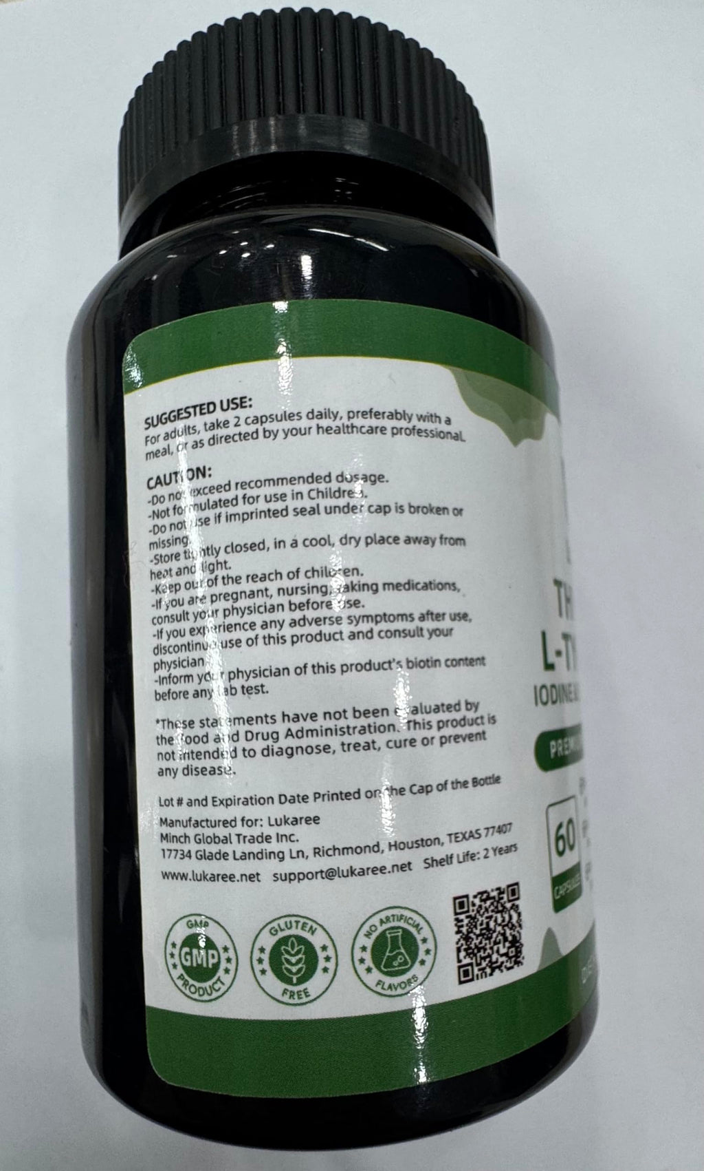 Selenium with Iodine, Zinc L-Tyrosine 500mg, Ashwagandha, 16-in-1 Multivitamin Formula, 90 Capsules W860239