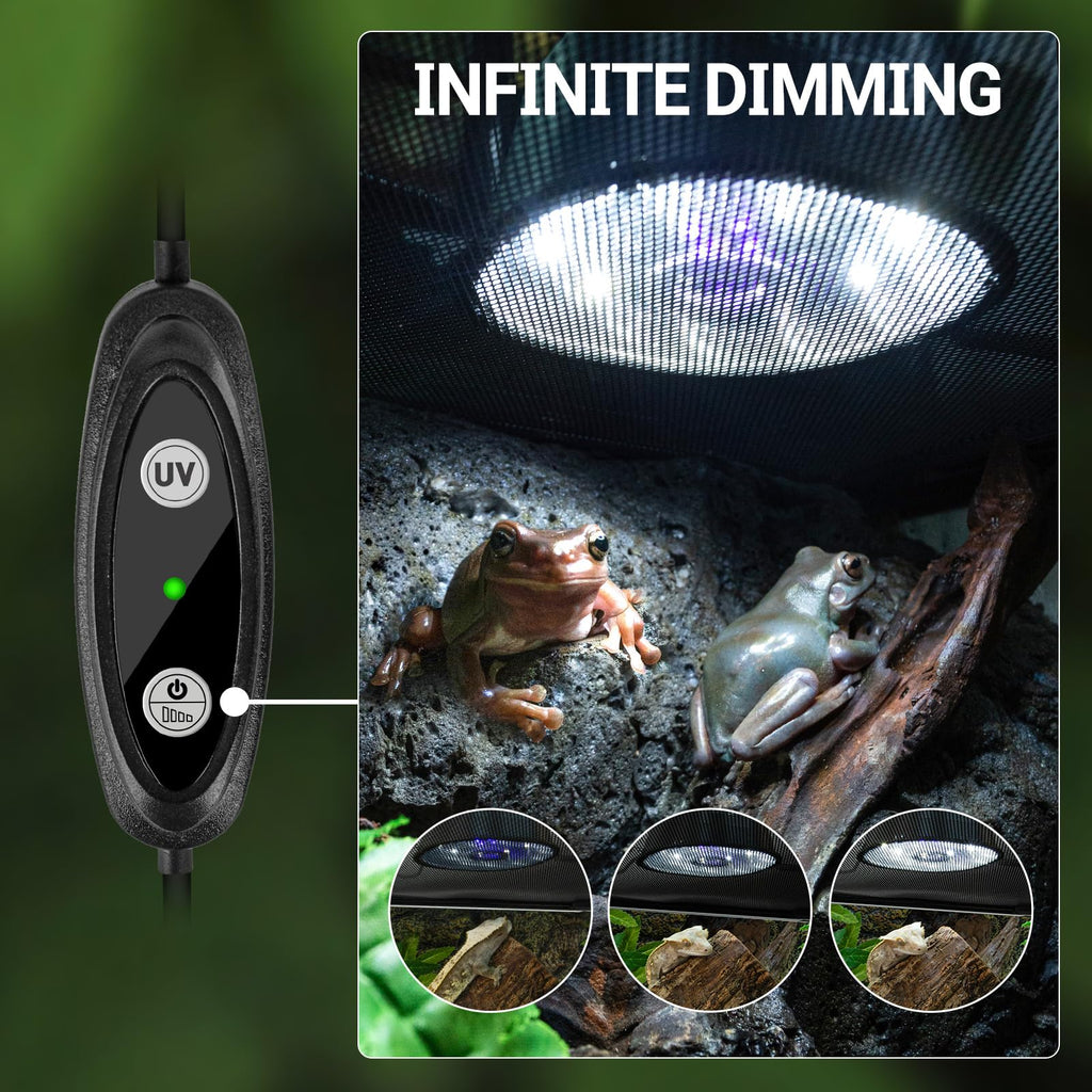 UVB Reptile Light with Basking Platform Combo Kit V897134