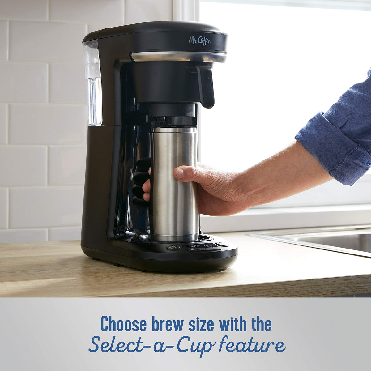 Programmable Coffee Maker, 10 Cups, Black U87303