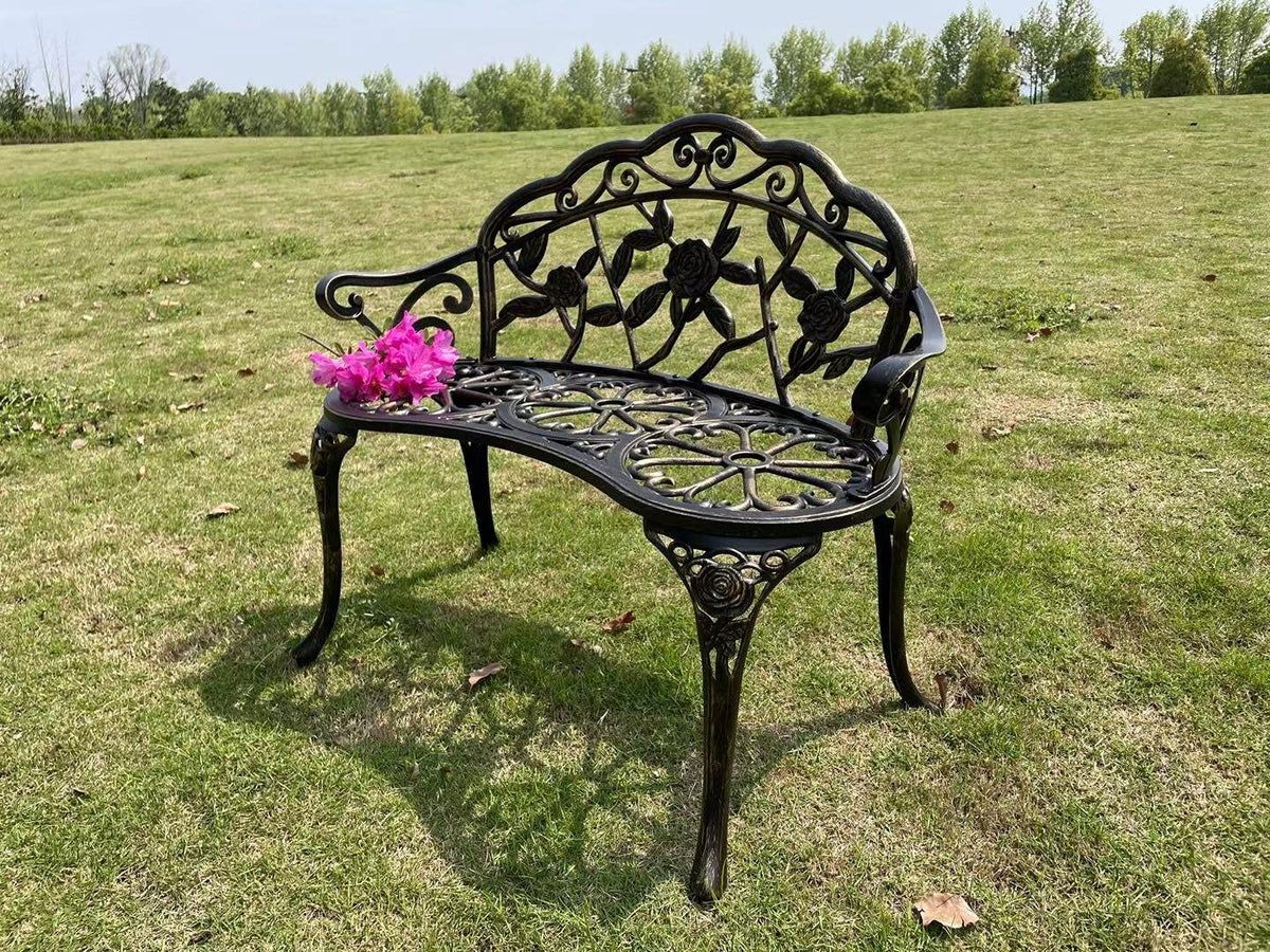 Cast Aluminum Outdoor Bench V568