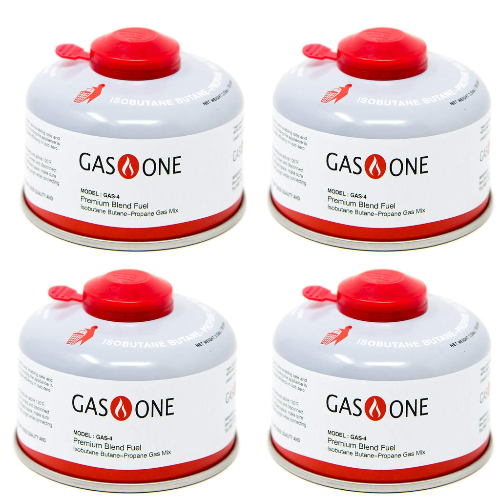 Camping Fuel Isobutane Fuel Canister 100g 4 Pack B879