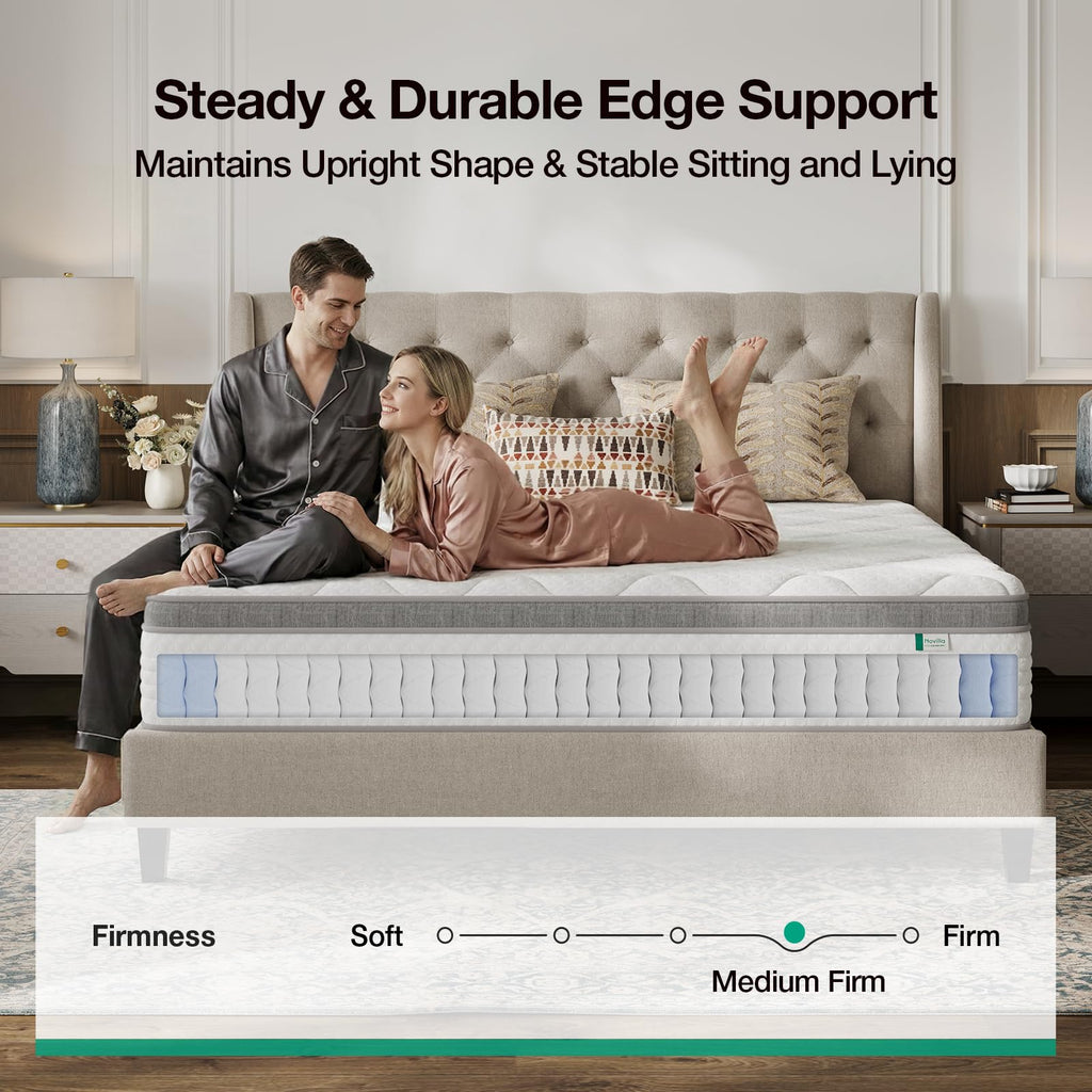 Full Size 12 Inch Hybrid Mattress in a Box U309177