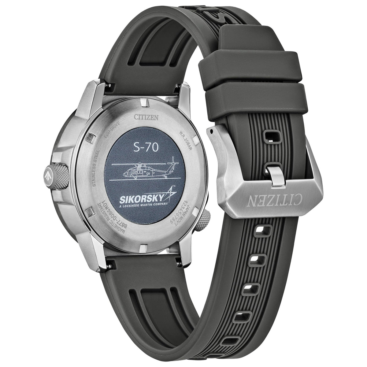 Men's Stainless Steel Eco-Drive Watch E2900