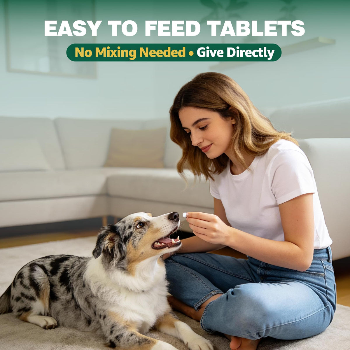 Chewable Pyrantel Pamoate Dog Dewormer 36 Tablets S309