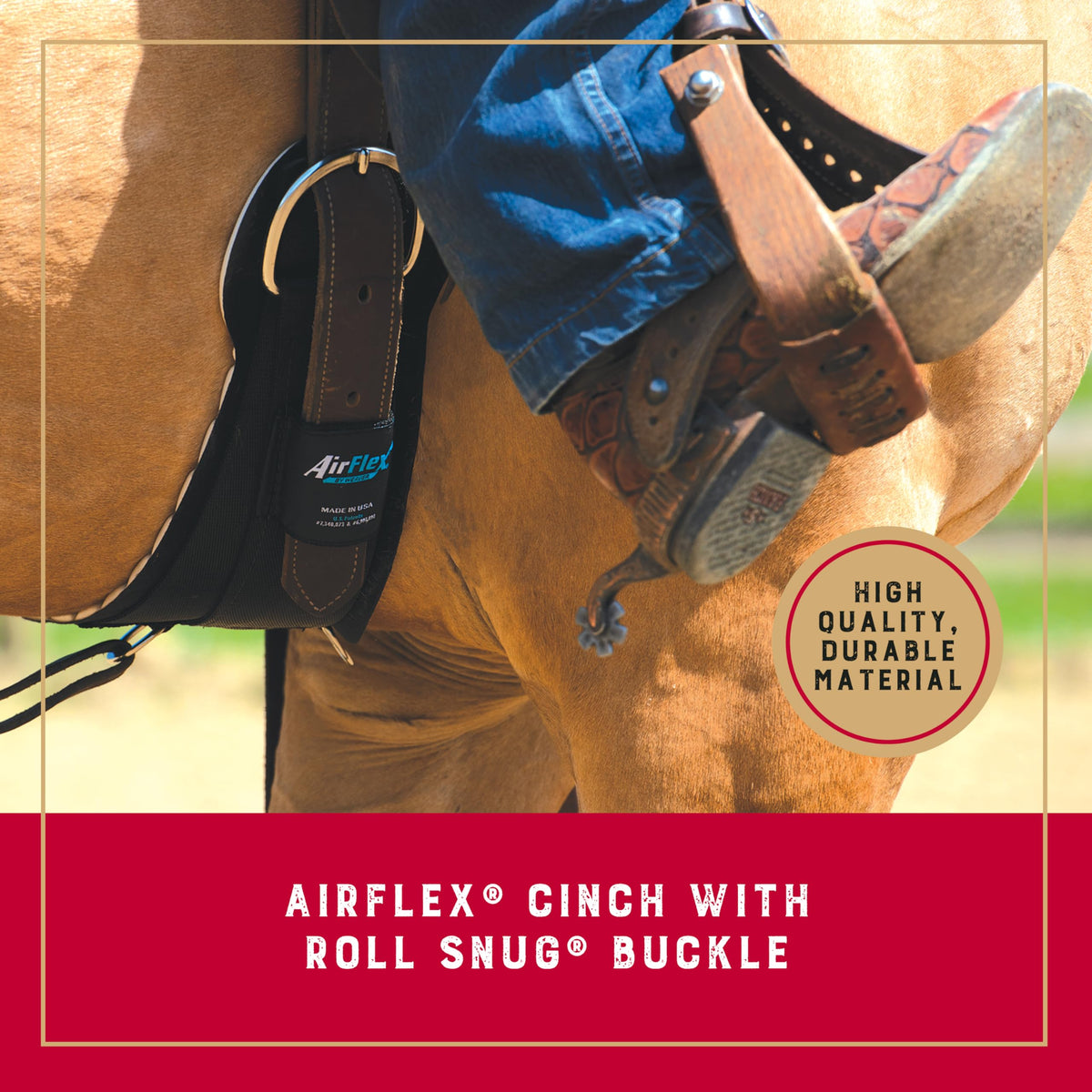 30" Anti-Slip Nylon Horse Cinch Z8919