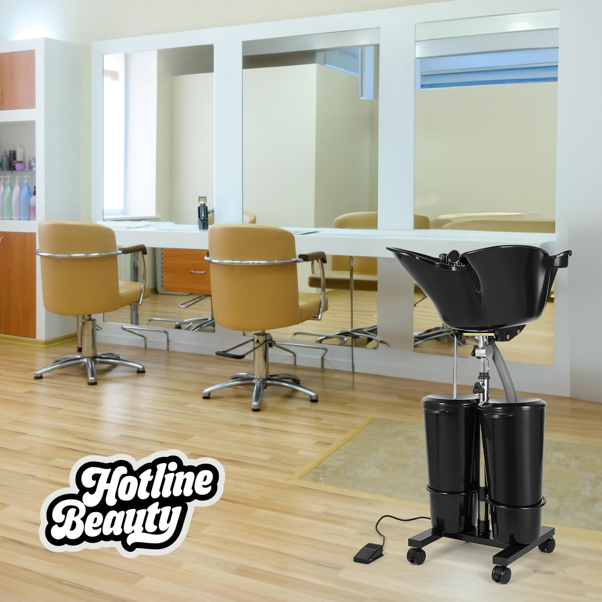 Portable Hair Washing Sink with Pump and Foot Pedal J99807