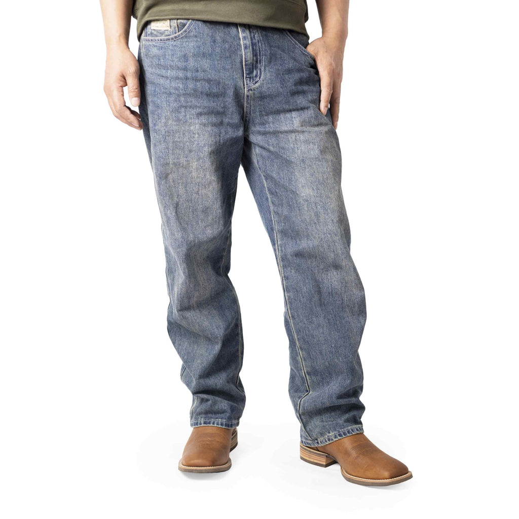 Cowboy Boots for Men Full-Grain Cowhide Square Toe Western Boot P506803