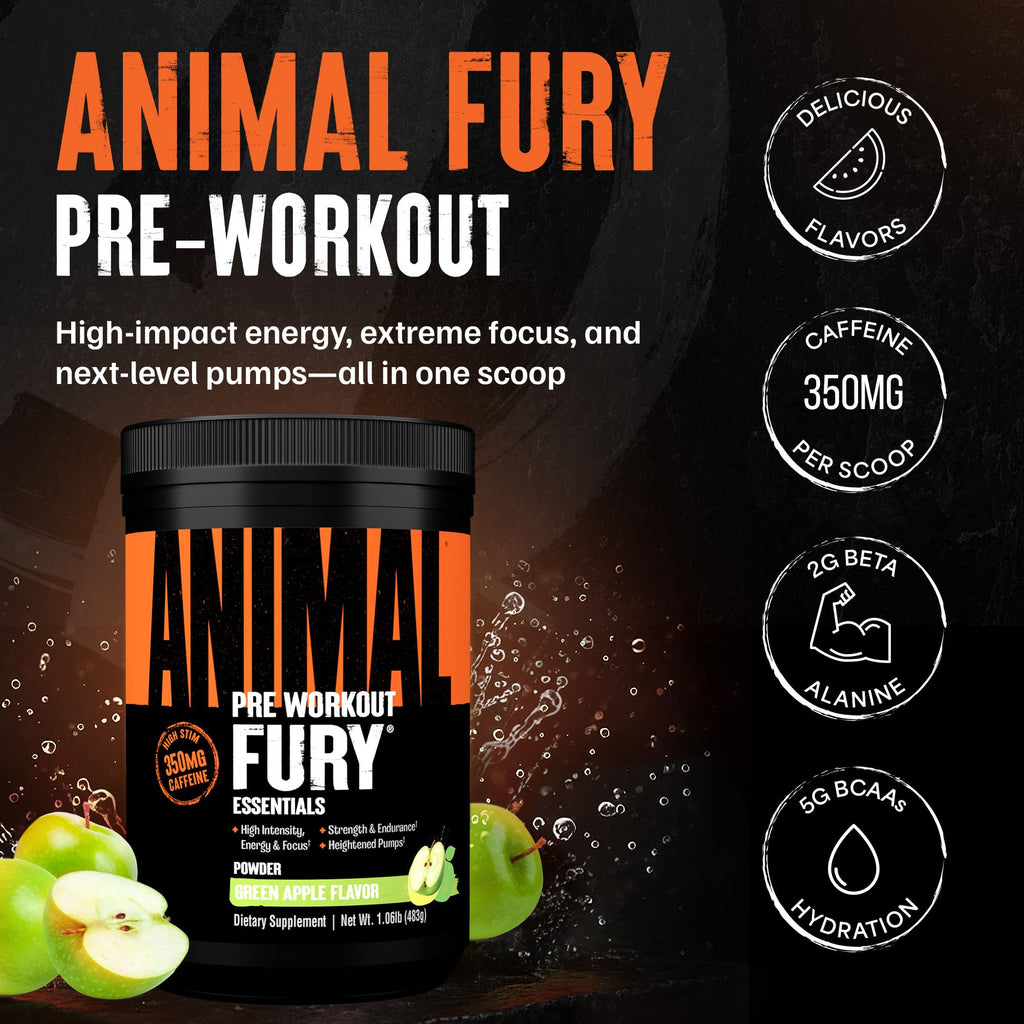 Green Apple Pre Workout Powder 20 Serving V931