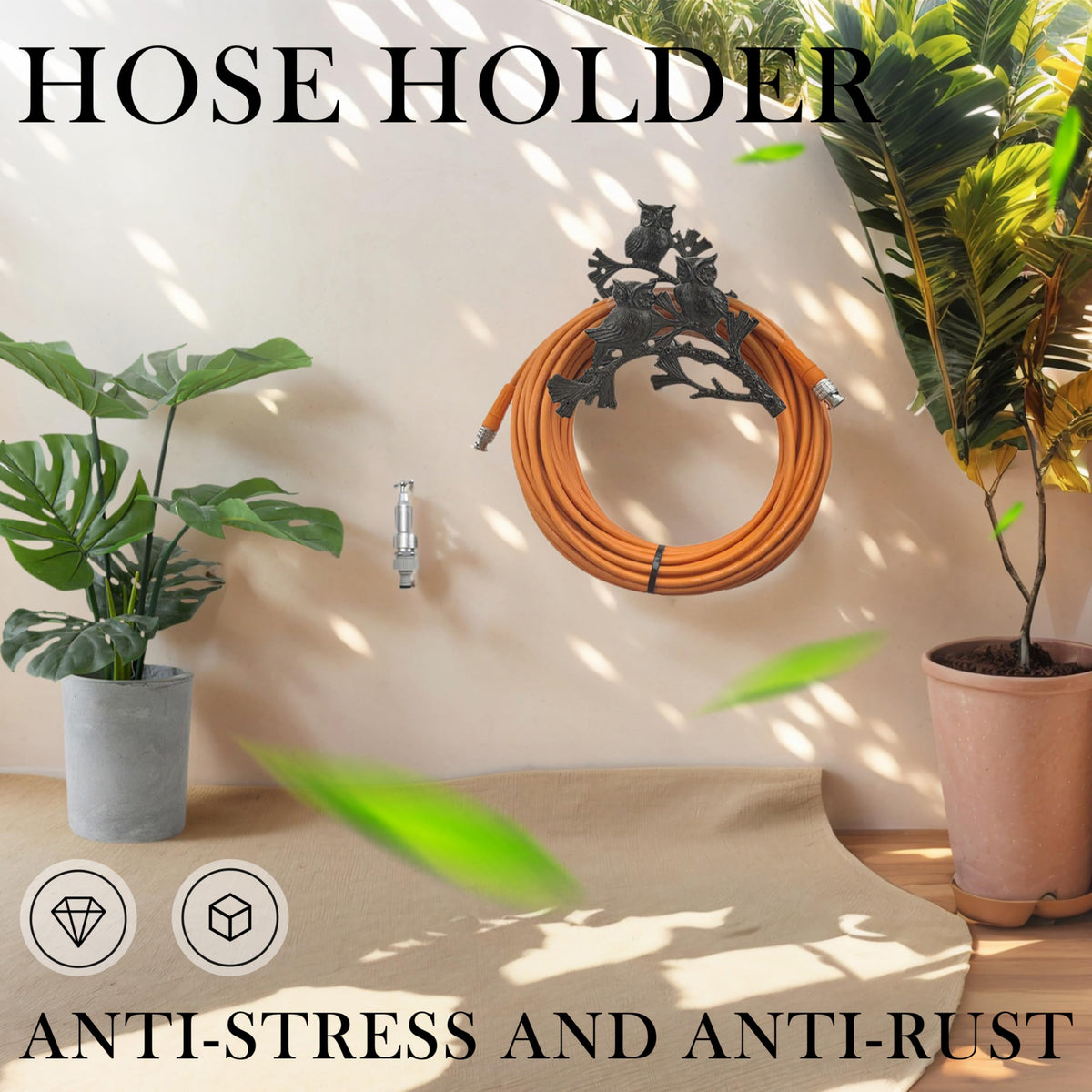 Cast Iron Garden Hose Holder D86645