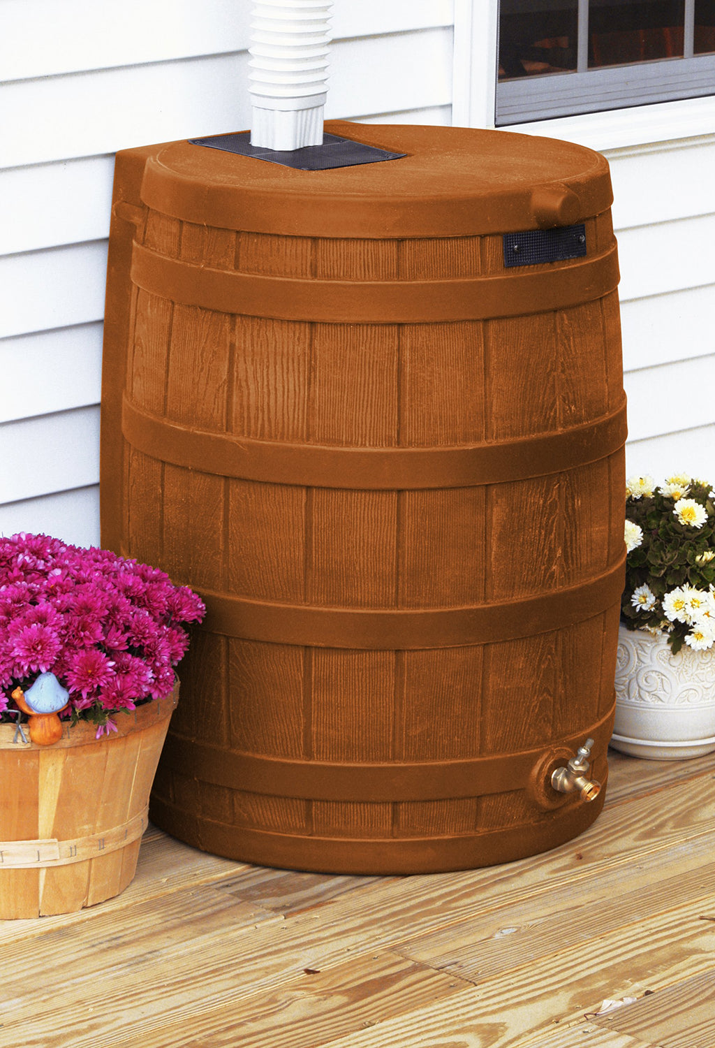40-Gallon Terra Cotta Rain Barrel Q4555
