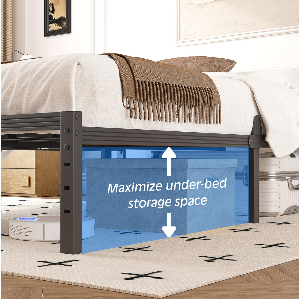 Queen Metal Platform Bed Frame M29810