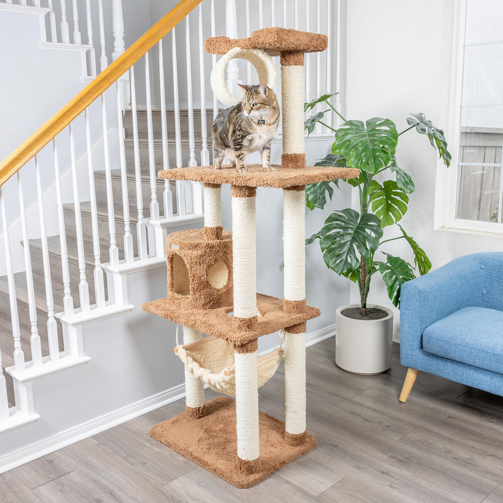 70" Cat Tree with Scratch Posts U6914