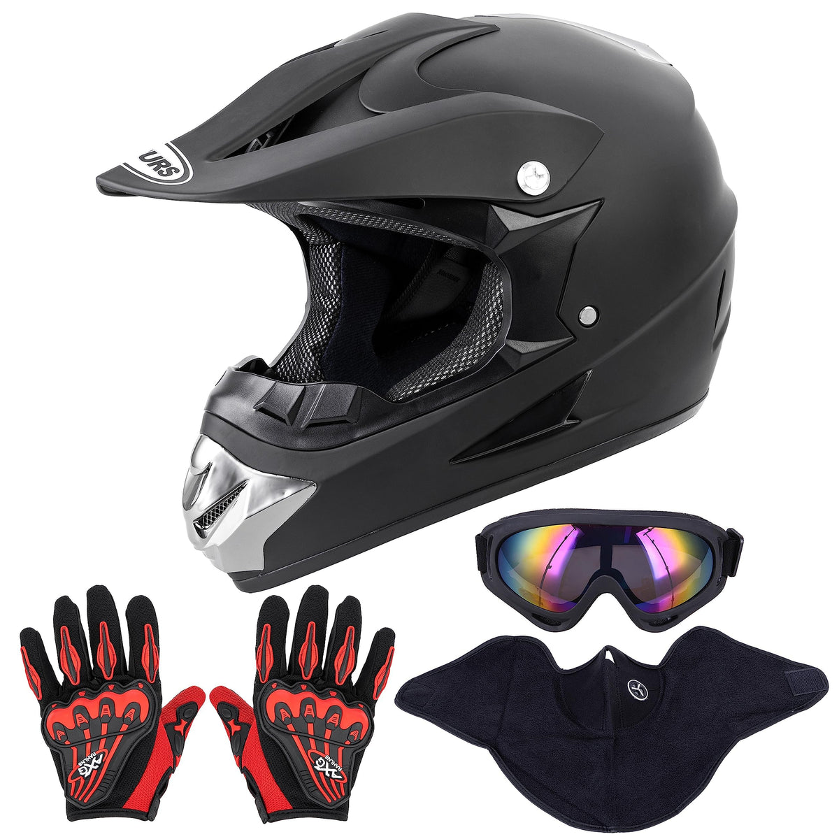 Full Face DOT Approved Adult Motocross Helmet U673175
